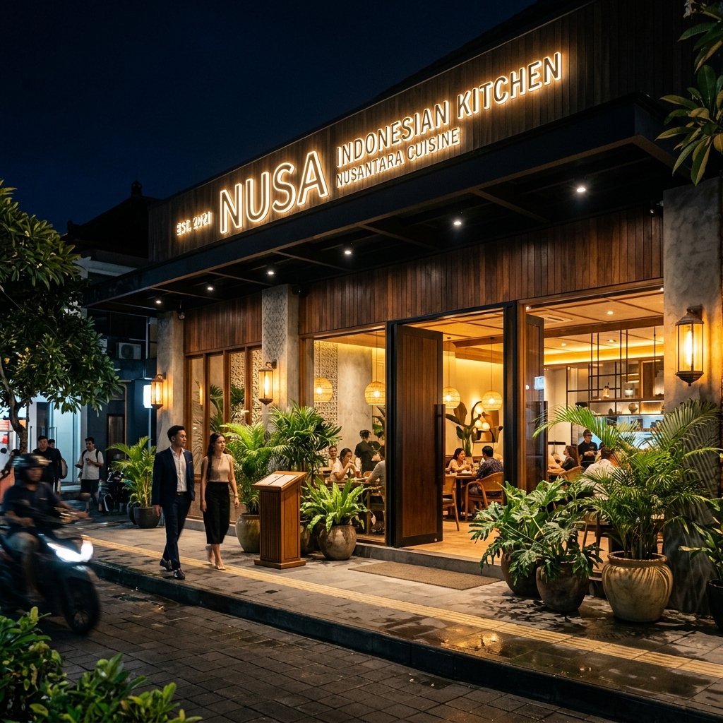 Tampak Depan Outlet